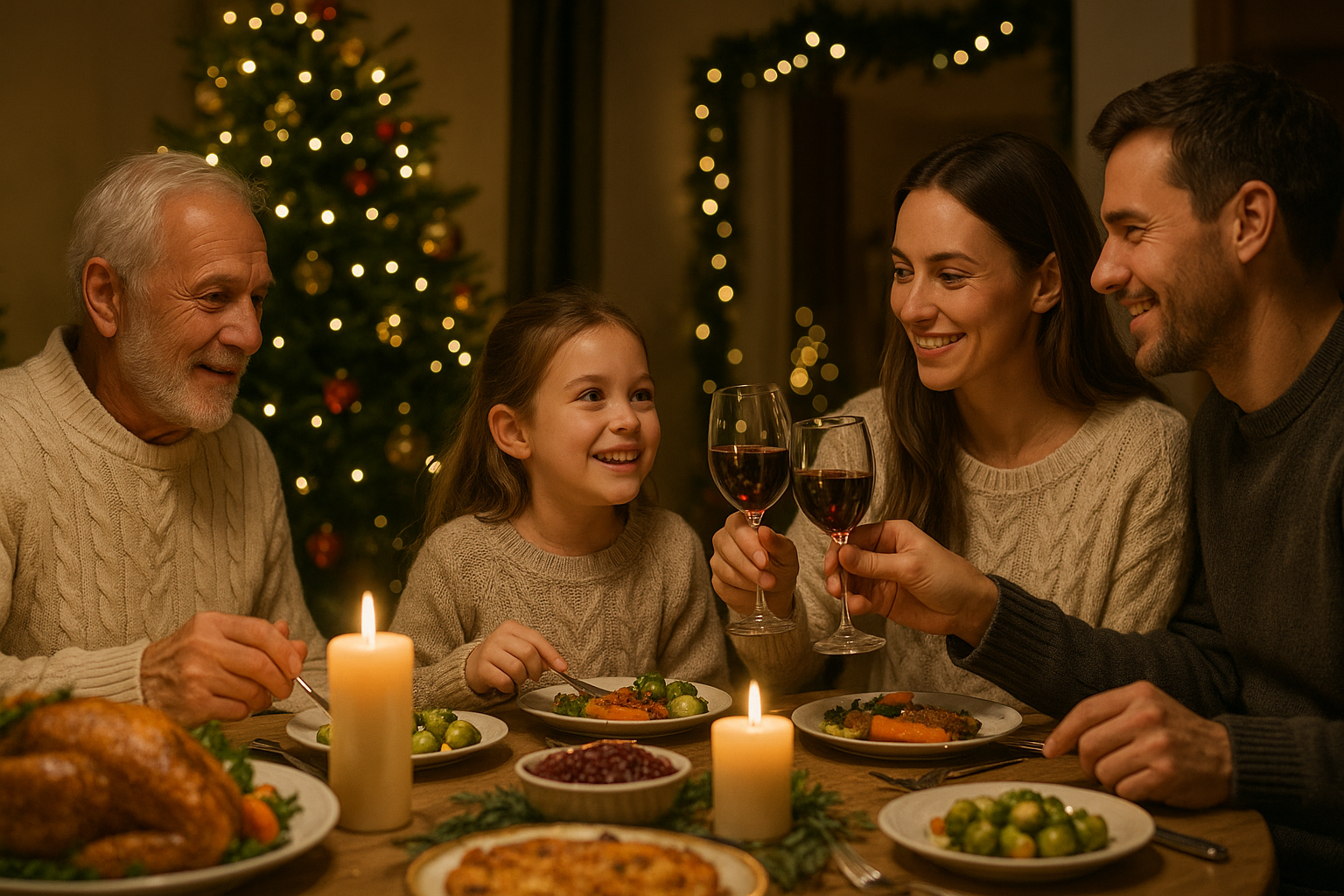 warum feiert man weihnachten über mehrere tage - Illustration
