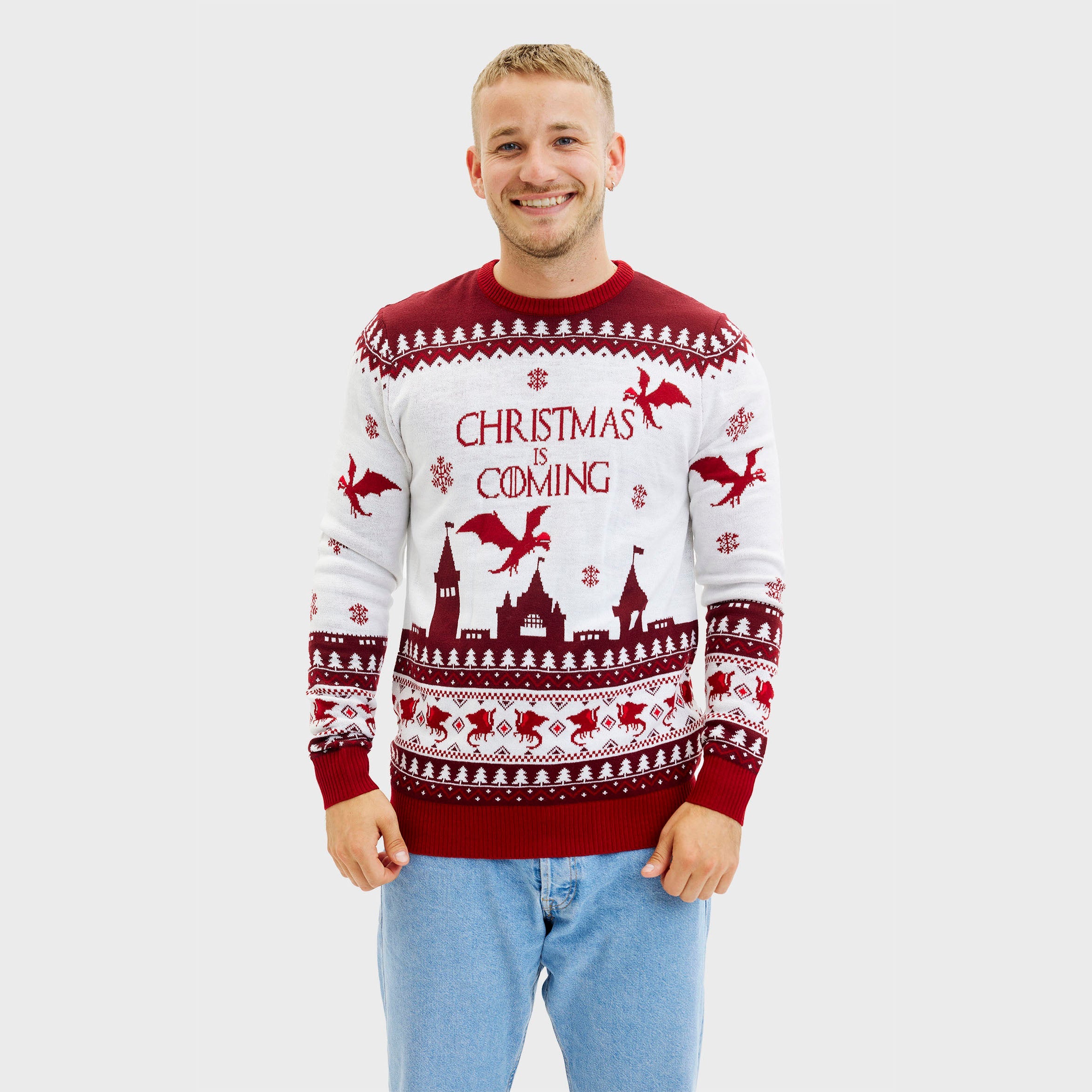 The Christmas Is Coming Weihnachtspullover - Herren.