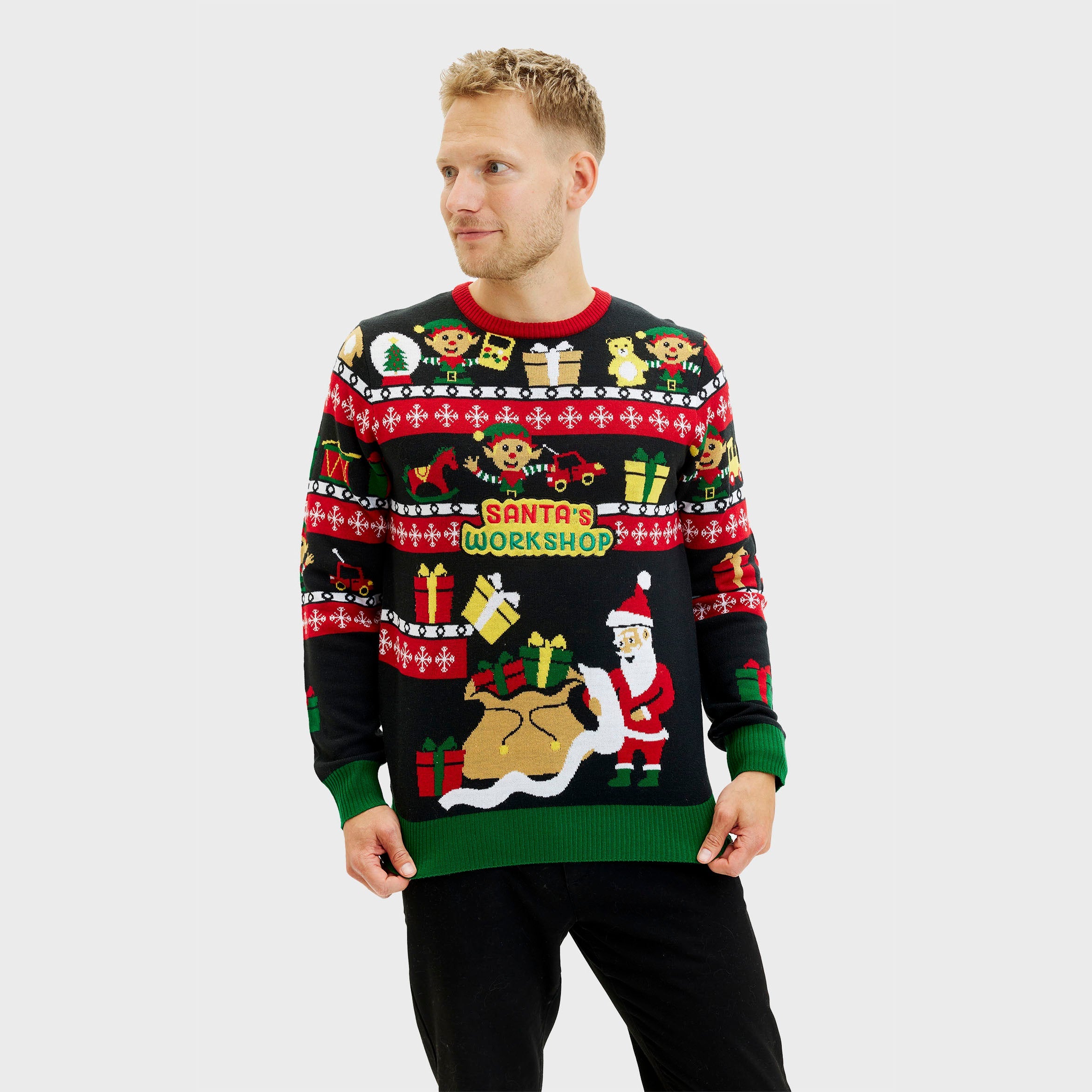 Santa’s Workshop christmas sweater - herren