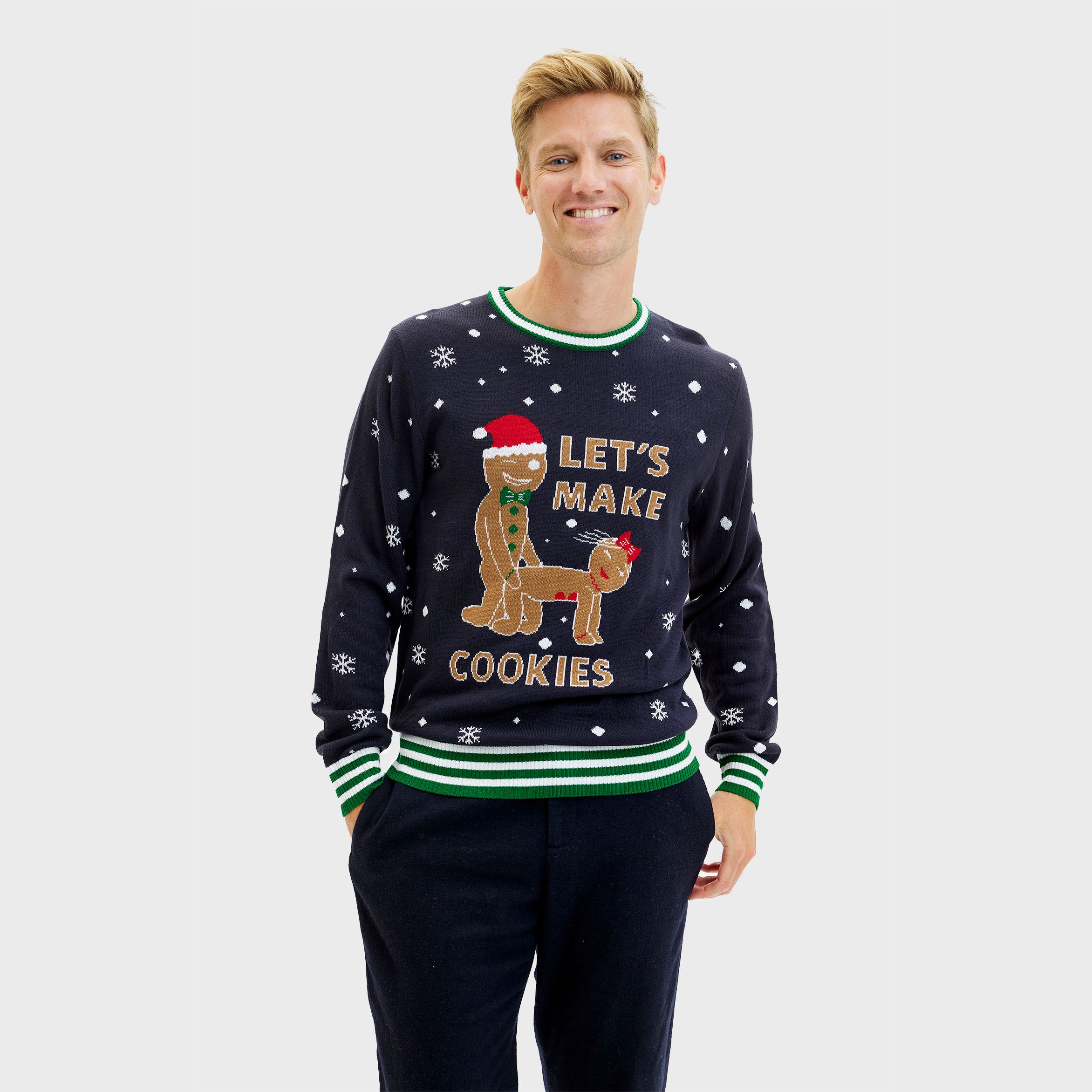 Weihnachtskuchen xxx Weihnachtspullover - Herren