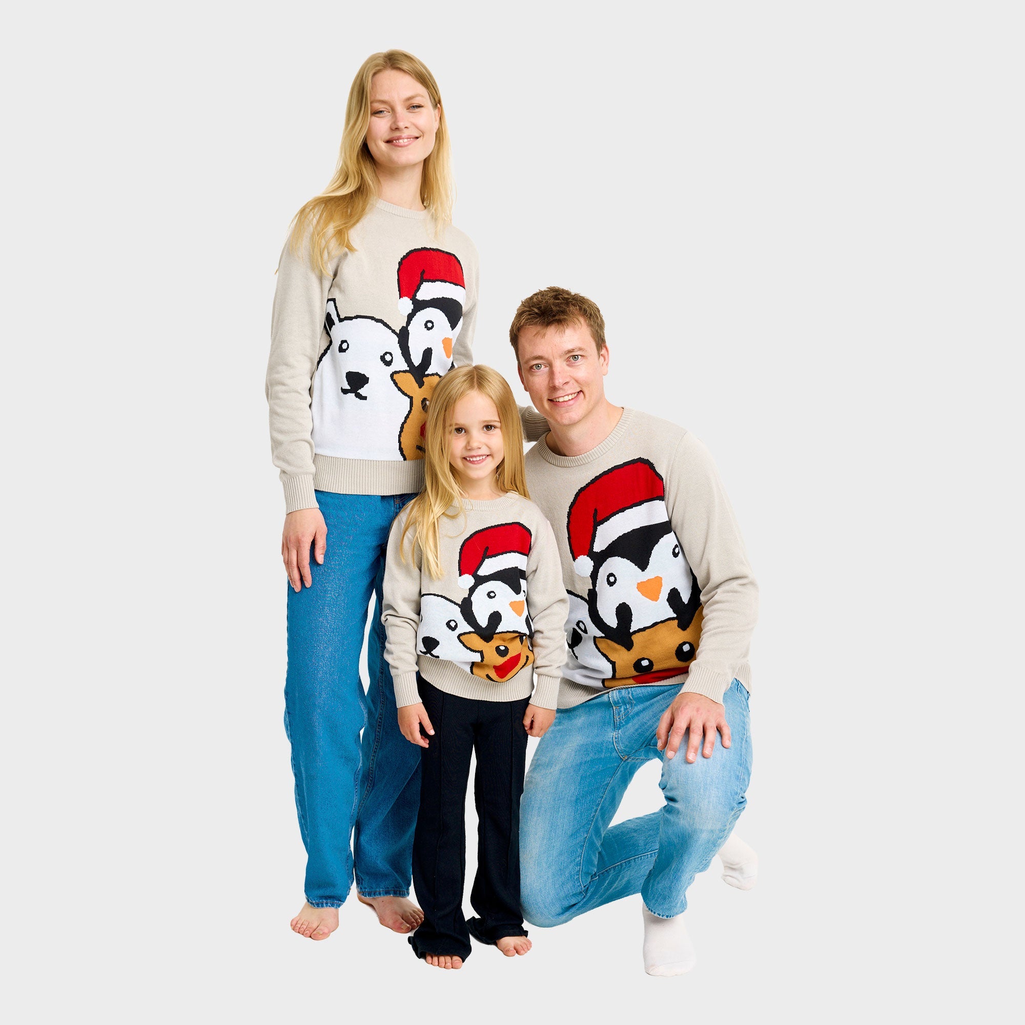 Tierweihnachtspullover - Kinder.