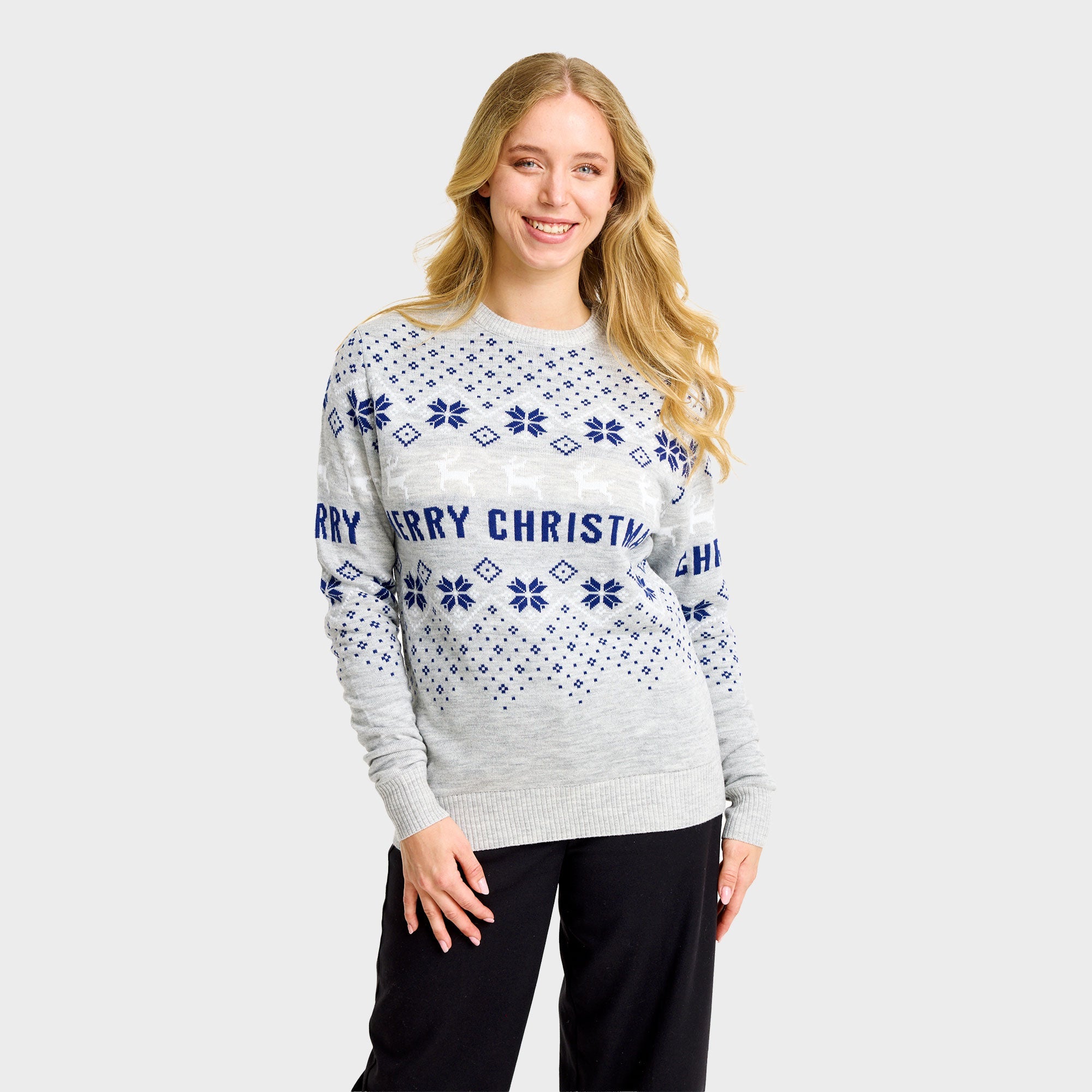 Froher Weihnachtspullover - Damen.