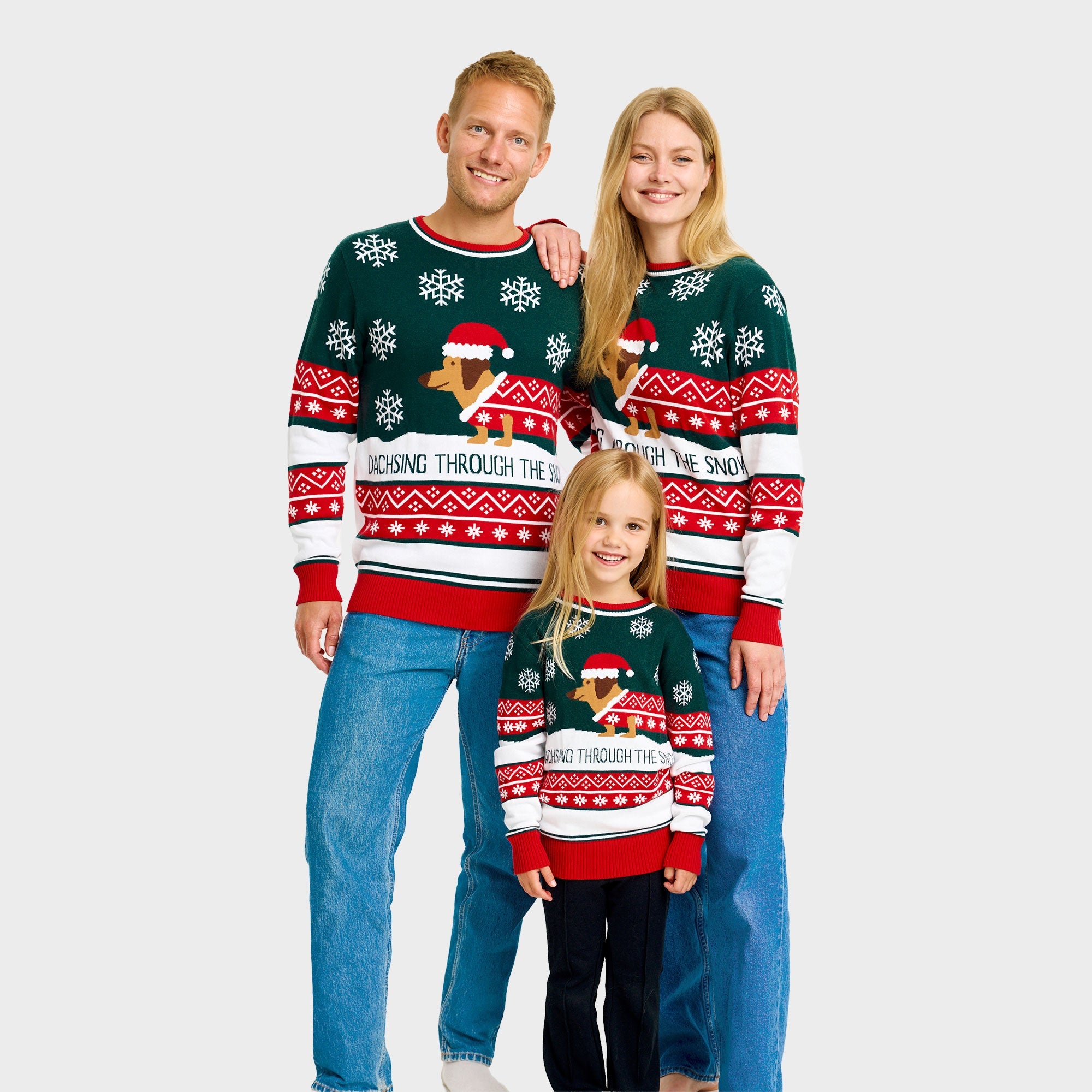 Daschen um den Weihnachtspullover - Damen.