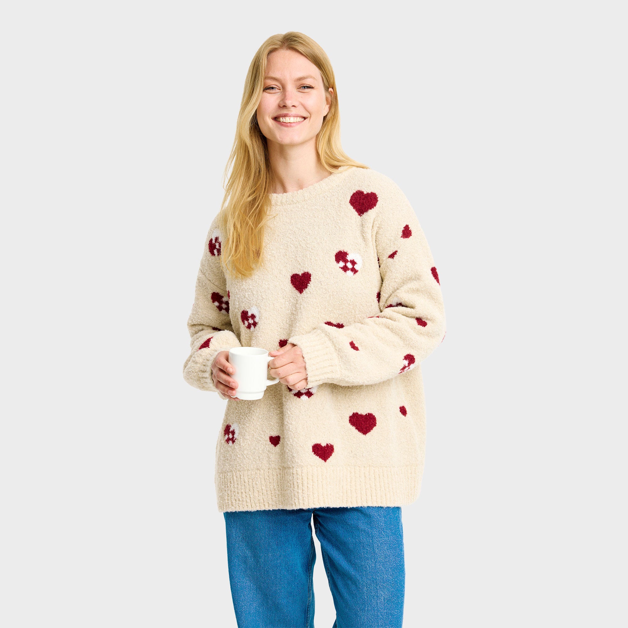Juleherz Weihnachtspullover - Damen.