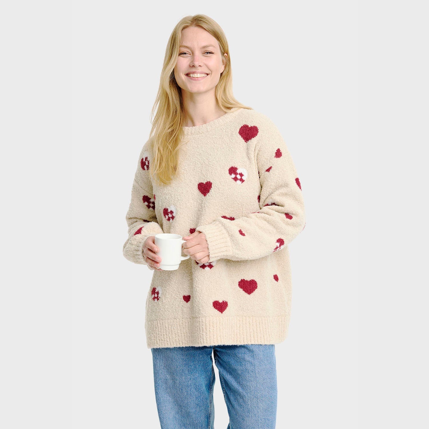 Juleherz Weihnachtspullover - Damen.