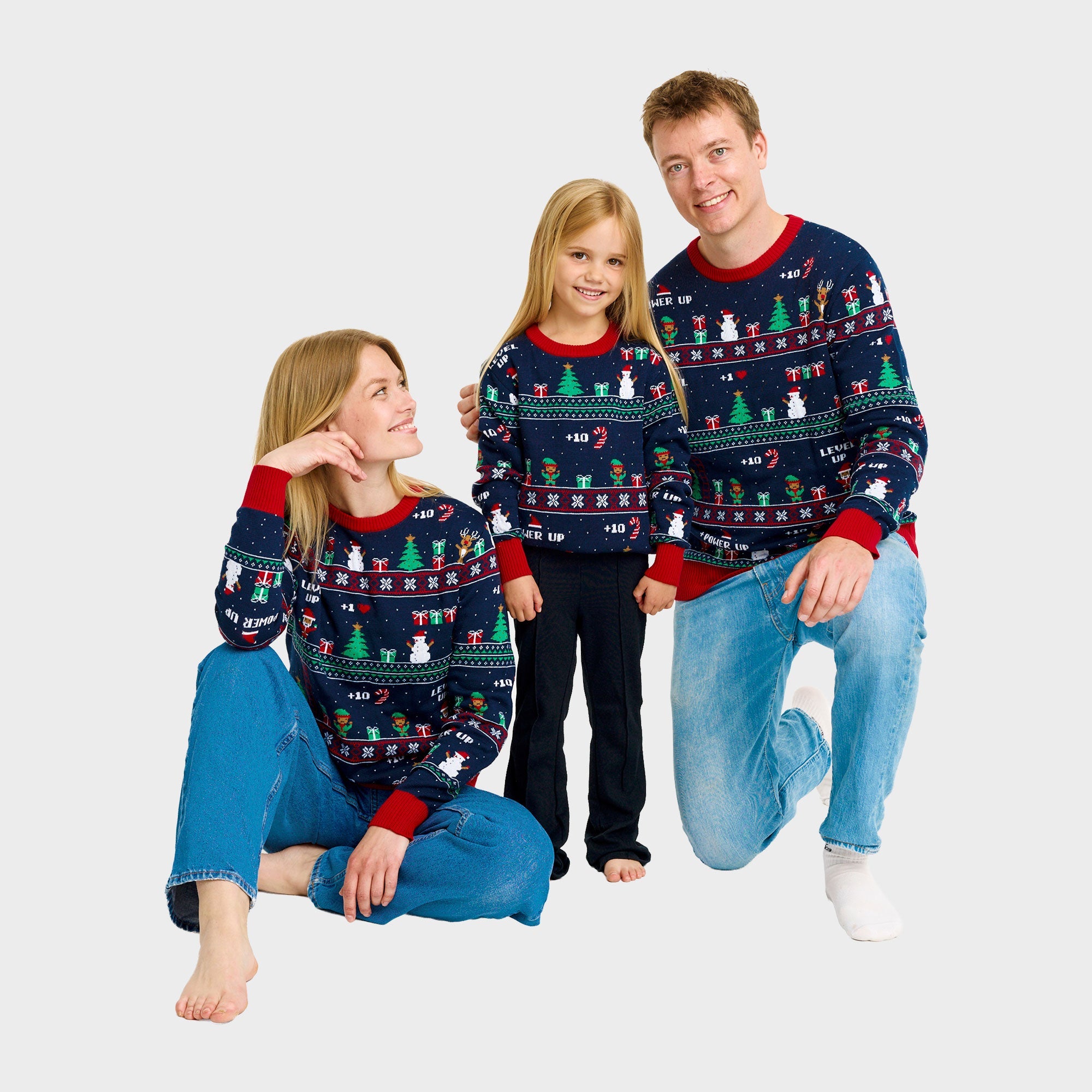 Vintage Gaming Weihnachtspullover - Herren.