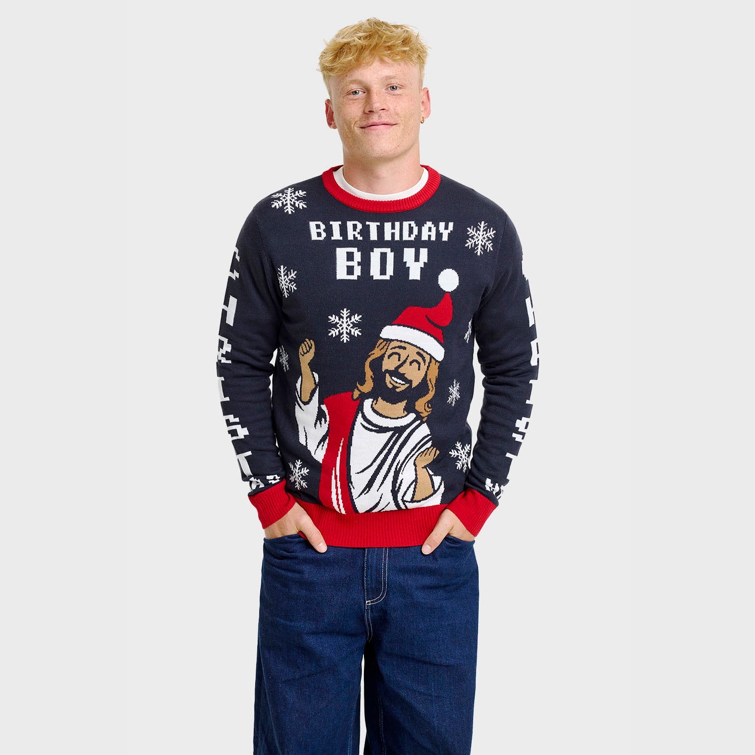 Der Geburtstagsjunge Weihnachtspullover - Herren.