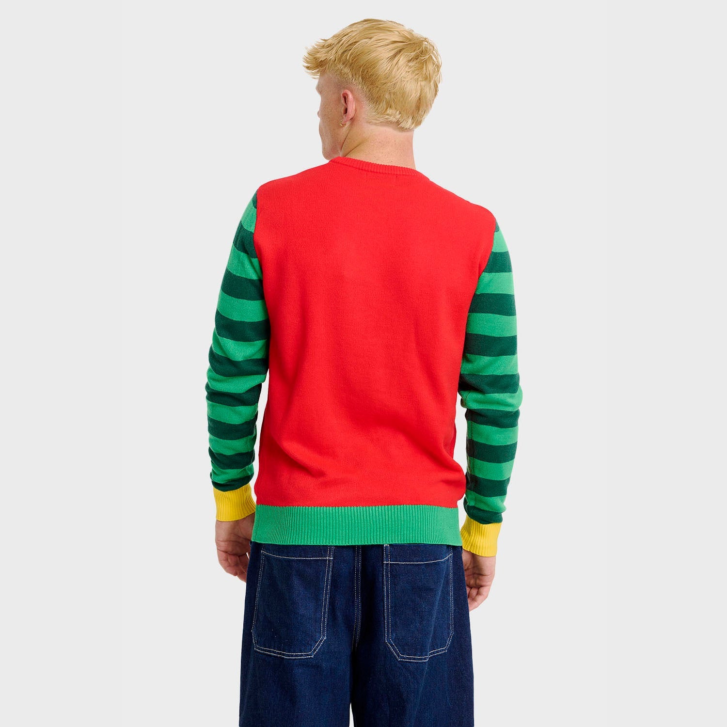 Elf Confidence Weihnachtspullover - Herren.