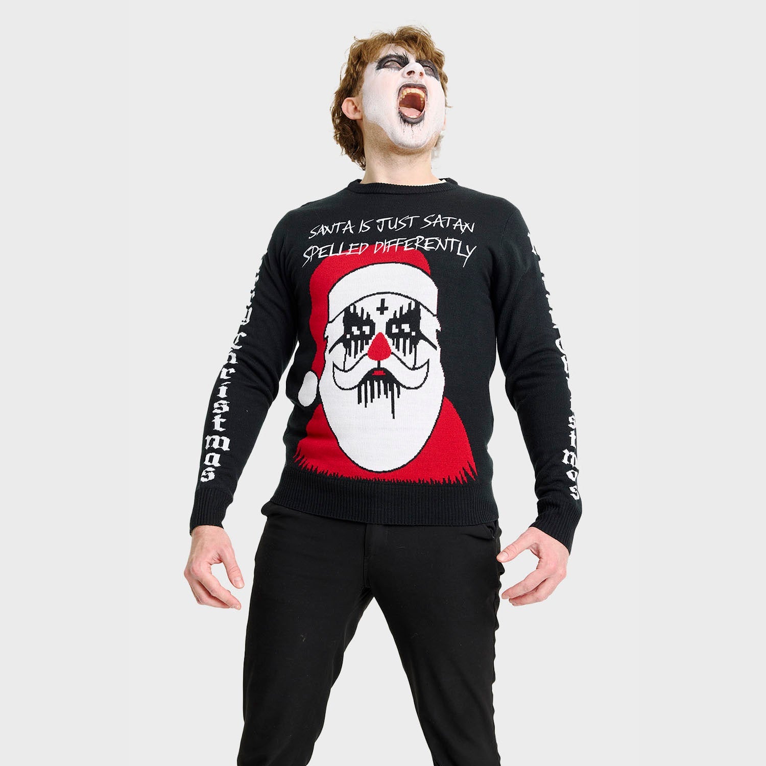 Der Satan Weihnachtspullover - Herren.