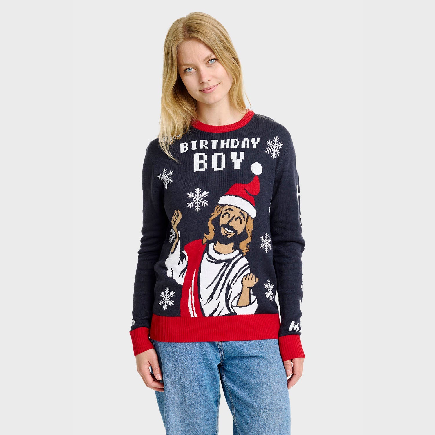 Der Geburtstagsjunge Weihnachtspullover - Damen.