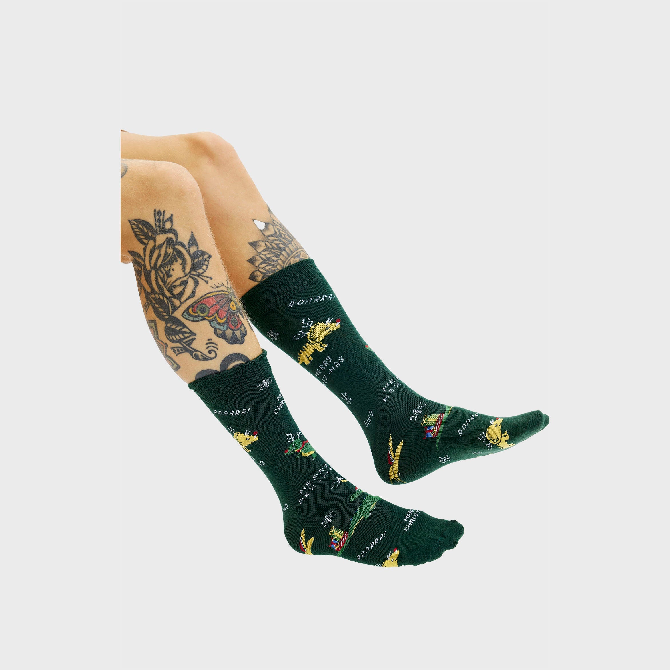 Dino Weihnachtssocken
