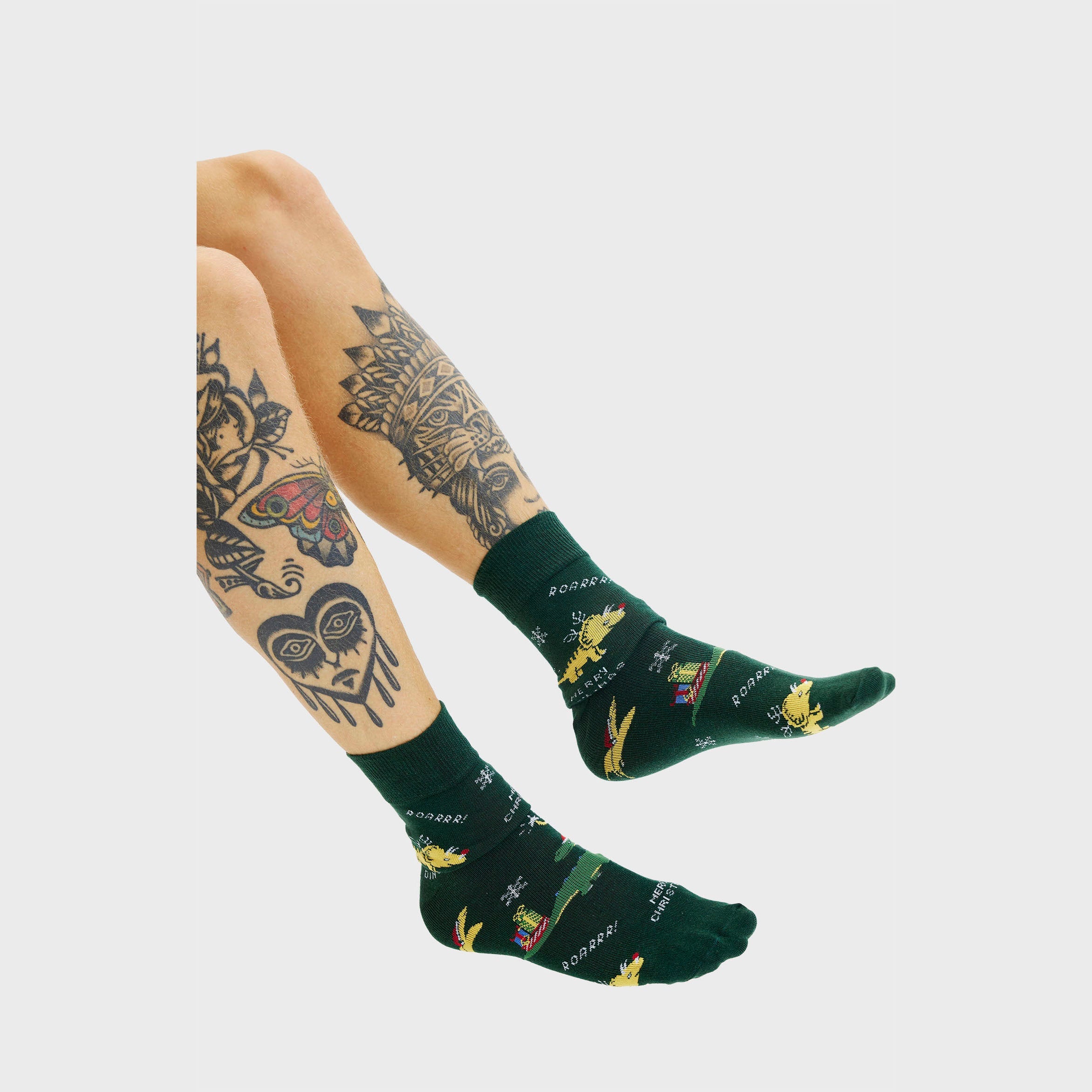 Dino Weihnachtssocken
