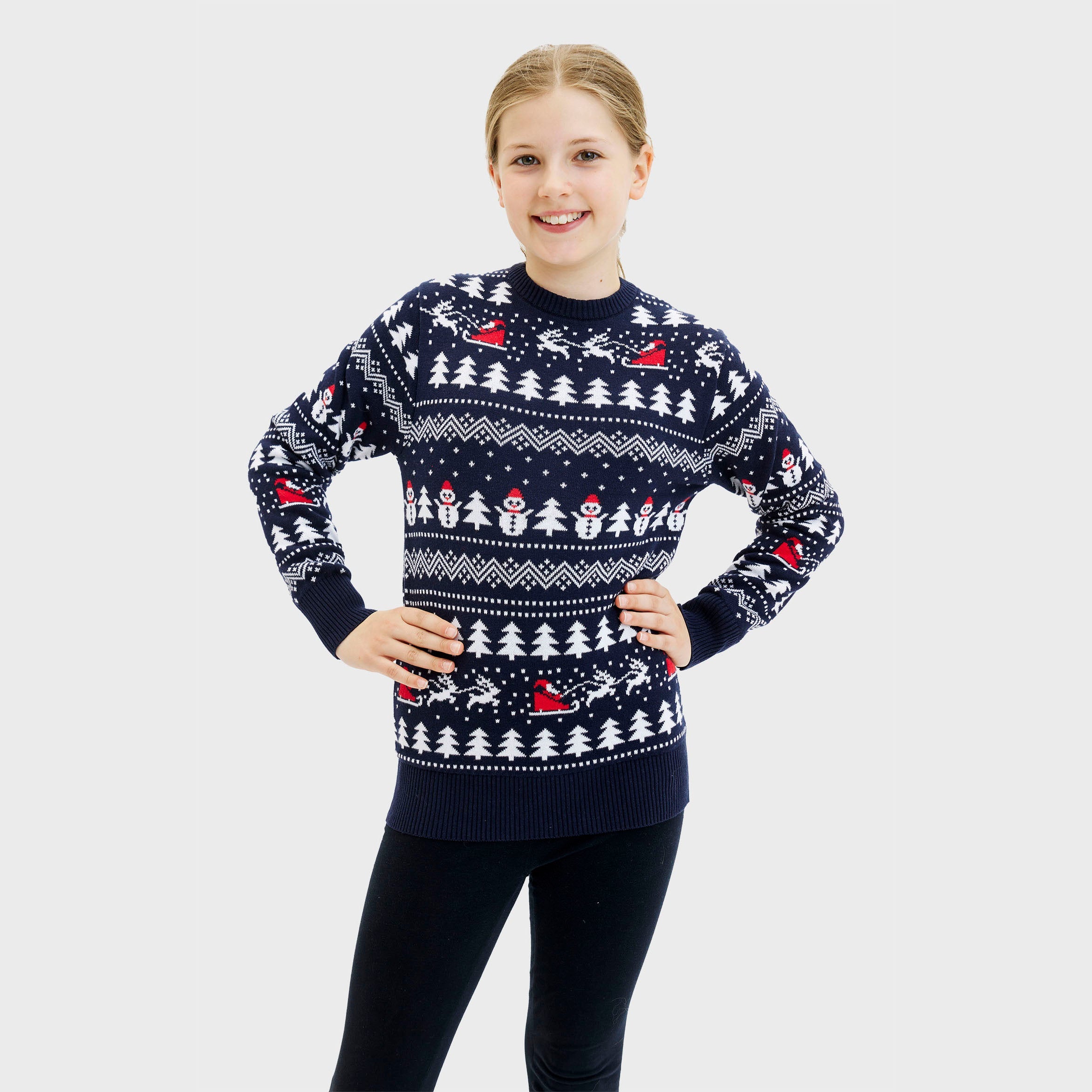 Der Stilvolle Weihnachtspullover - Kinder.