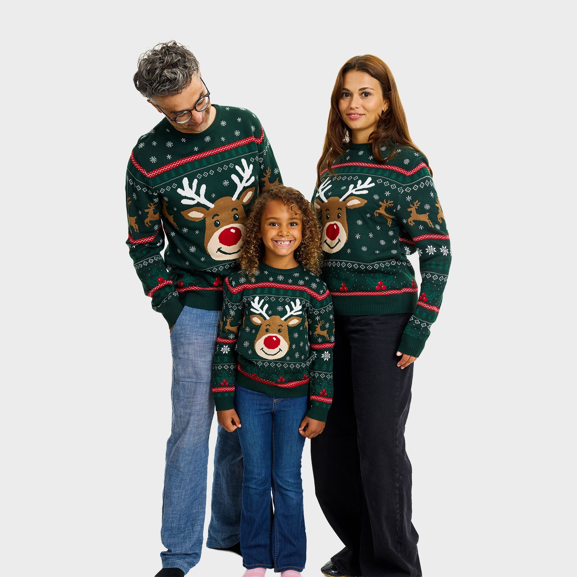 Rudolfs fröhlicher Weihnachtspullover - Damen