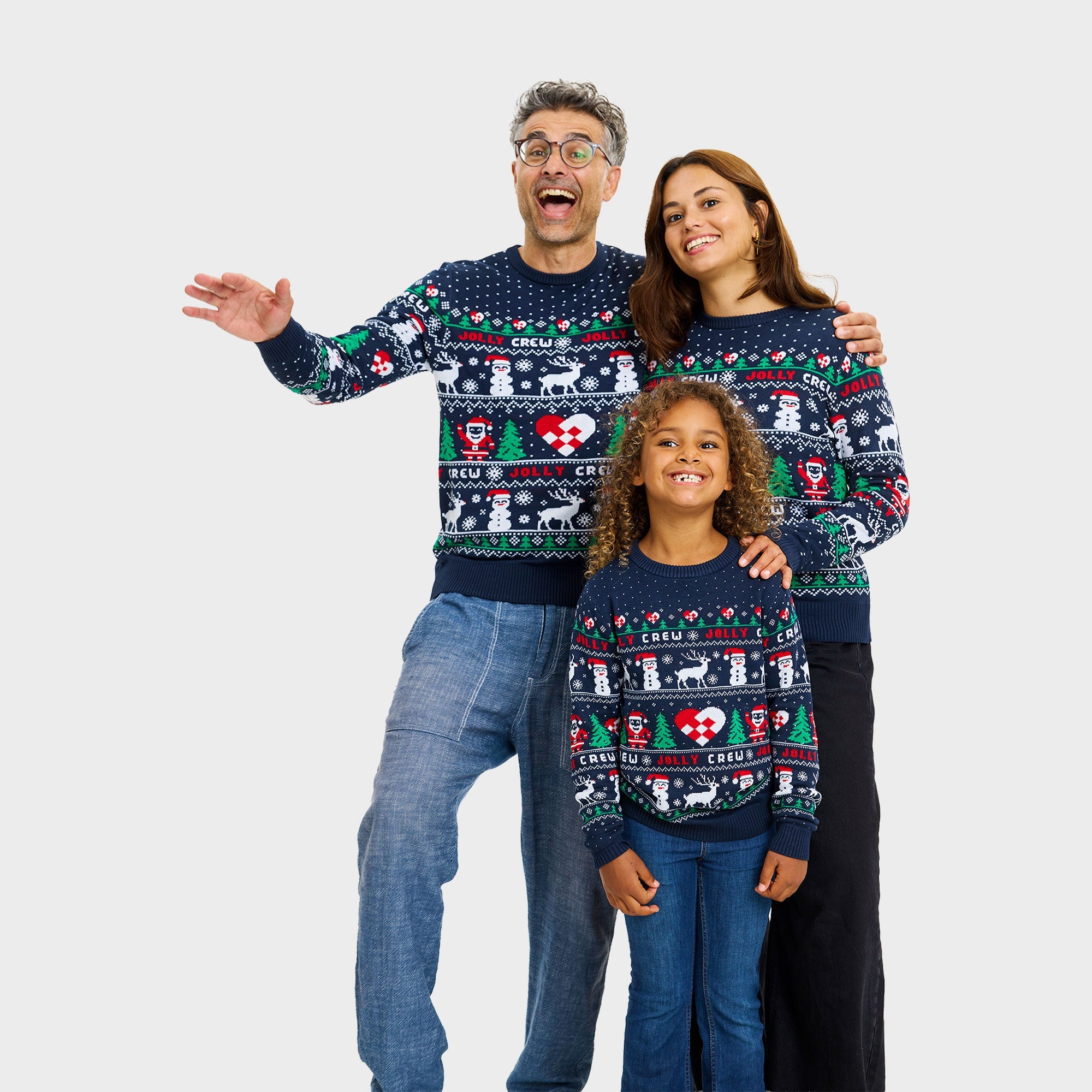 Jolly Crew Weihnachtspullover - Damen