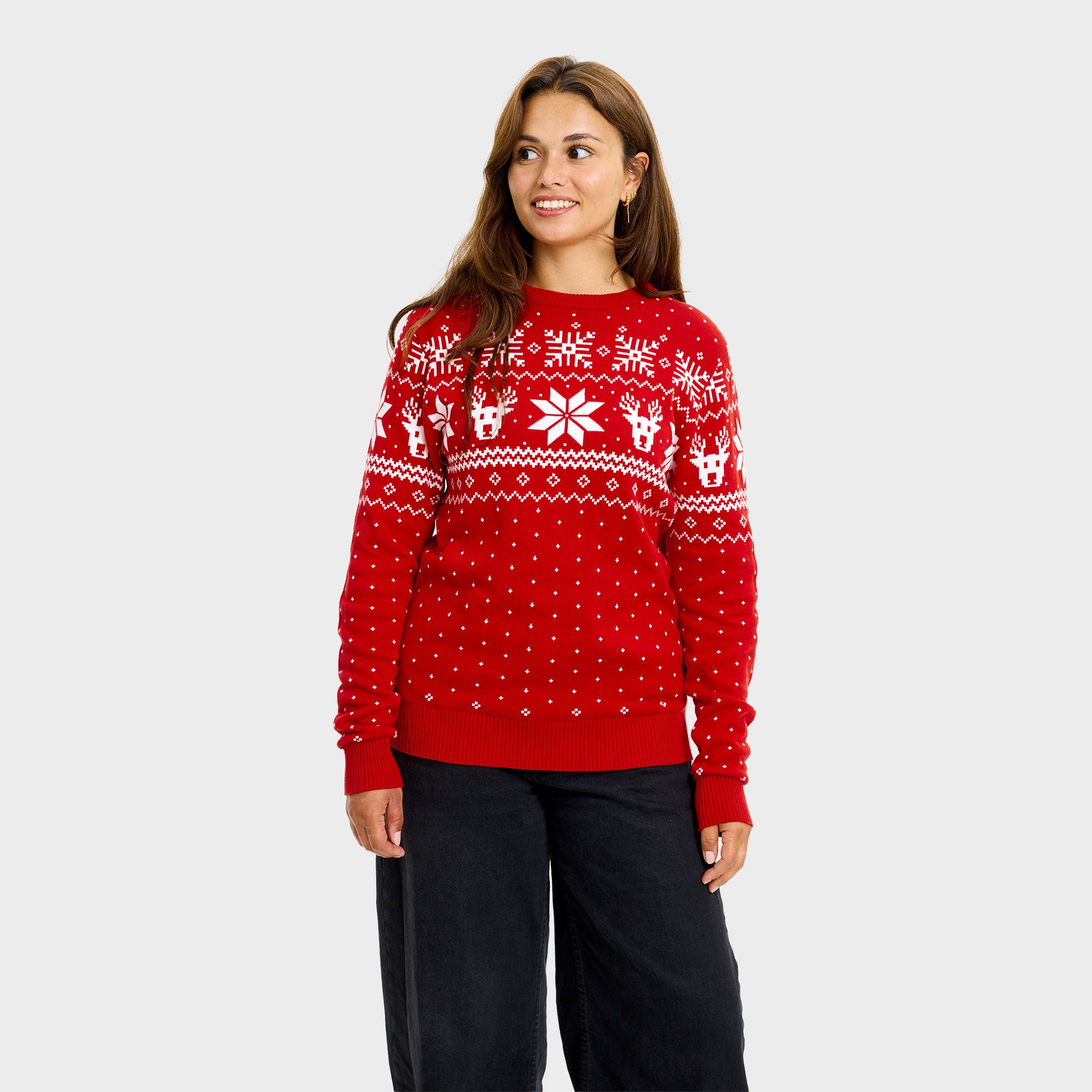 Der skandinavische Weihnachtspullover - Damen.