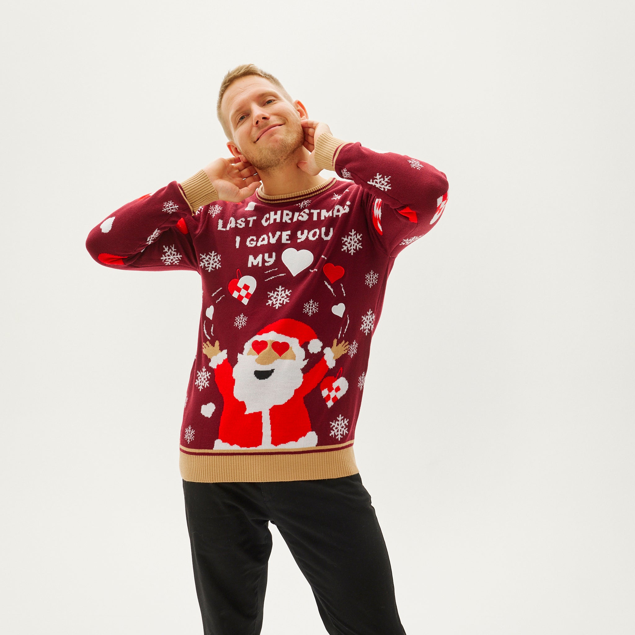 The Christmas Heart Sweater - Herren