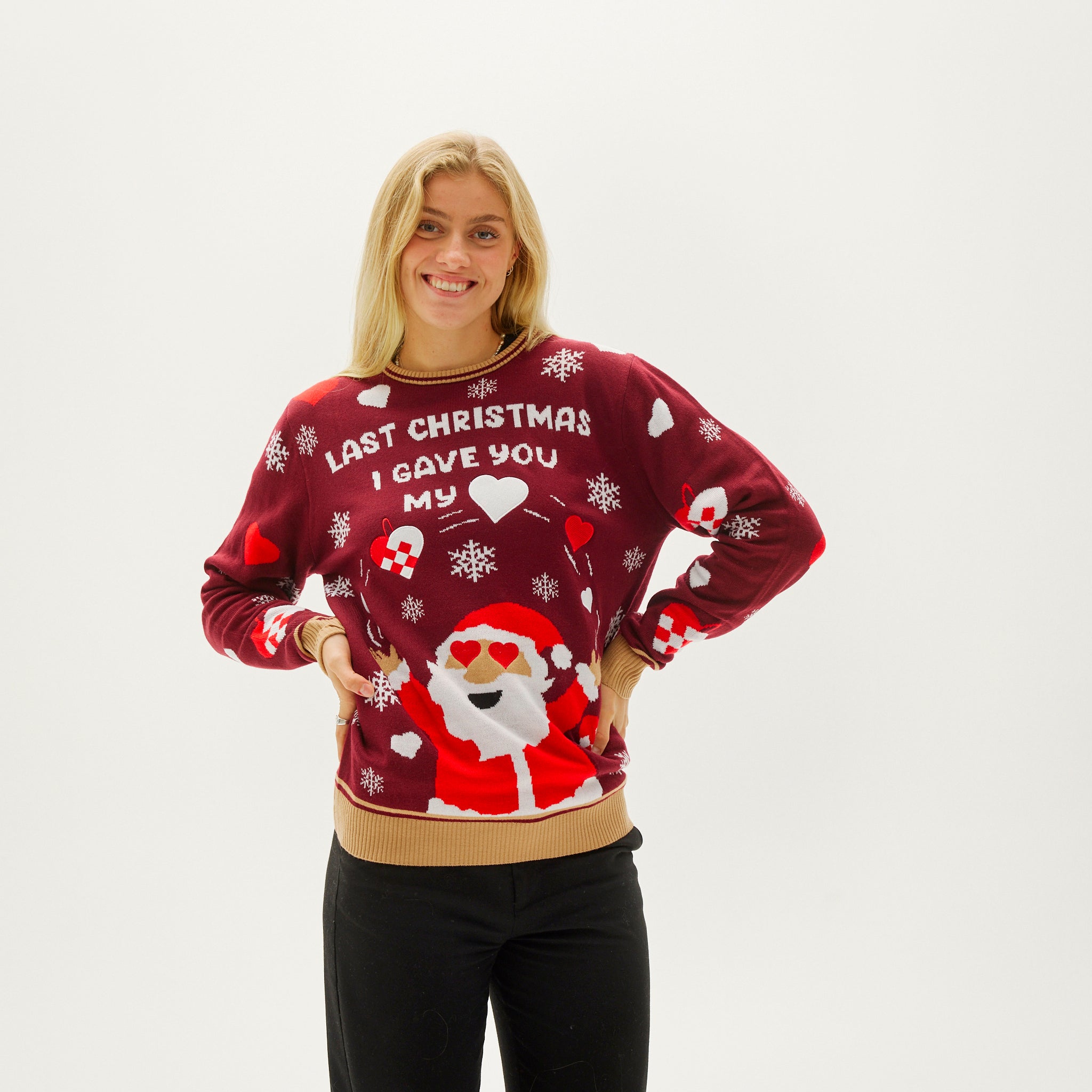 The Christmas Heart Sweater - Damen