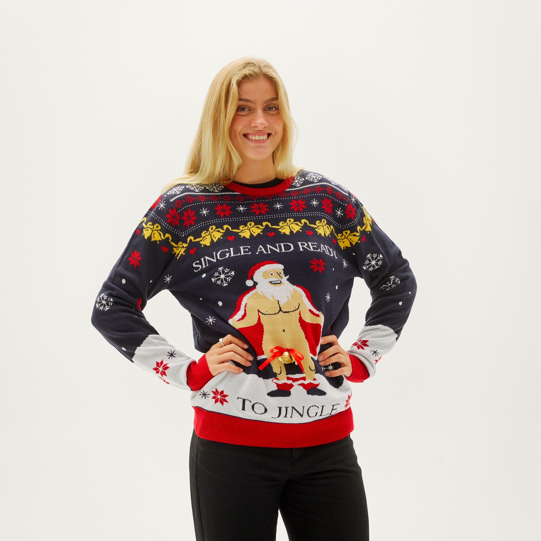 The Single And Ready To Jingle Sweater - Damen