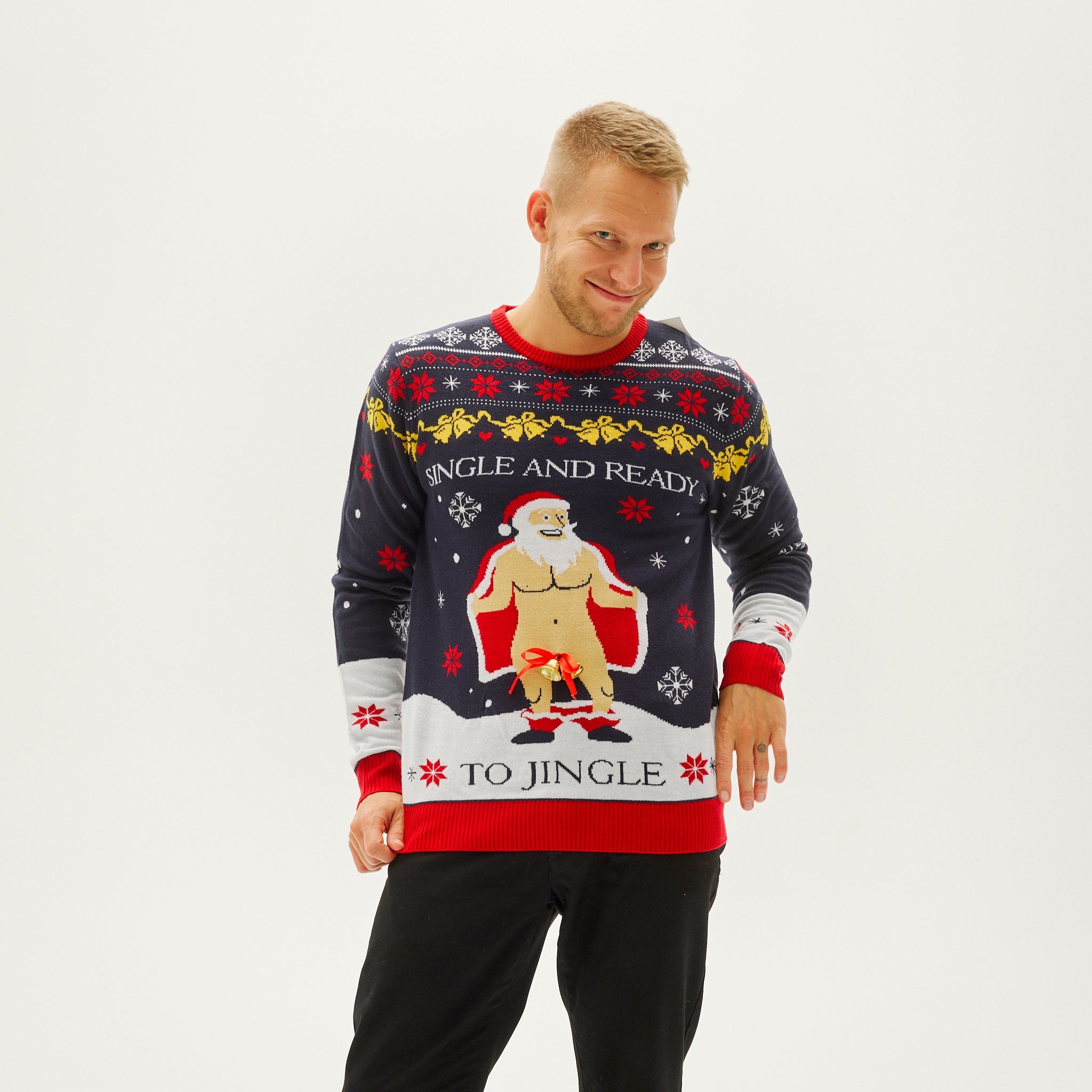 The Single And Ready To Jingle Sweater - Herren