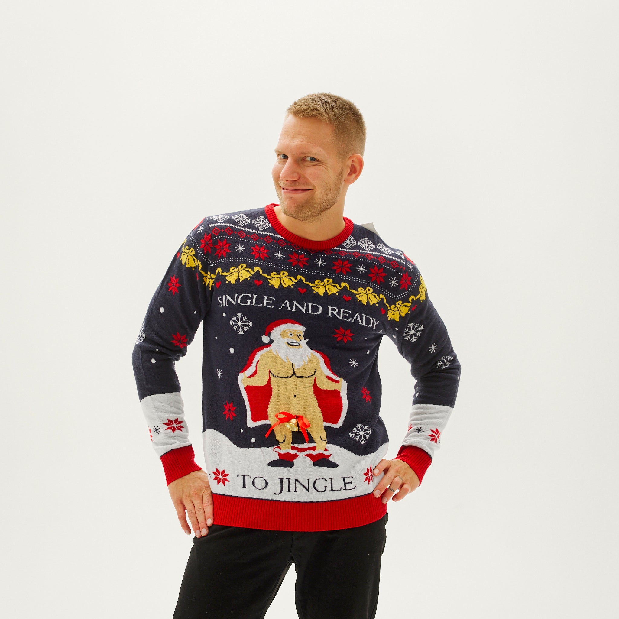 The Single And Ready To Jingle Sweater - Herren